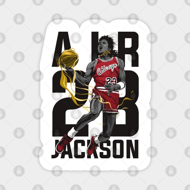 Air Jackson Magnet by bikonatics