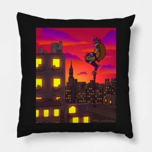 City Sunset Pillow