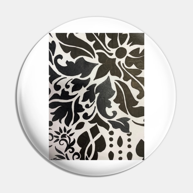 Black and white Pin by DentistArt2022