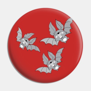 Halloween. Little bats Pin