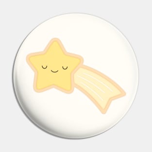 Shooting Star - Happy Holidays Pin