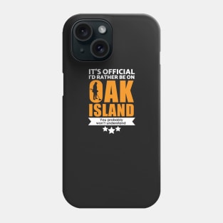 Oak Island metal detecting gift ideas Phone Case