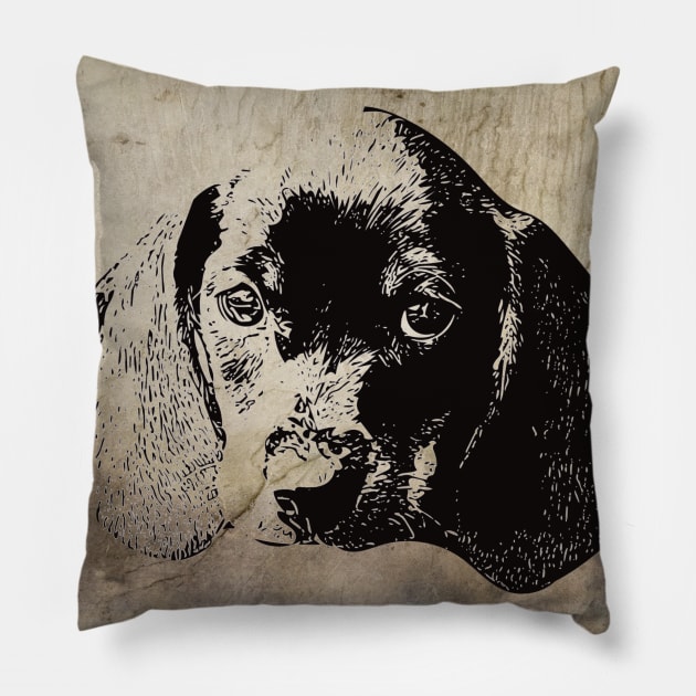 Dachshund Puppy Pillow by DoggyStyles