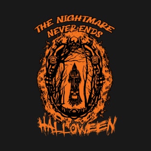 The nightmare never ends witcher dark horror halloween T-Shirt