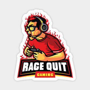 Rage Quit Gaming Magnet