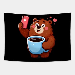 Coffee Bear Tapestry