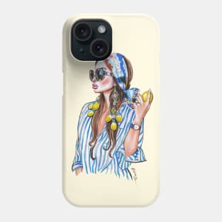 Italian girl Phone Case