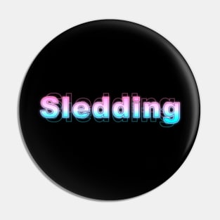 Sledding Pin