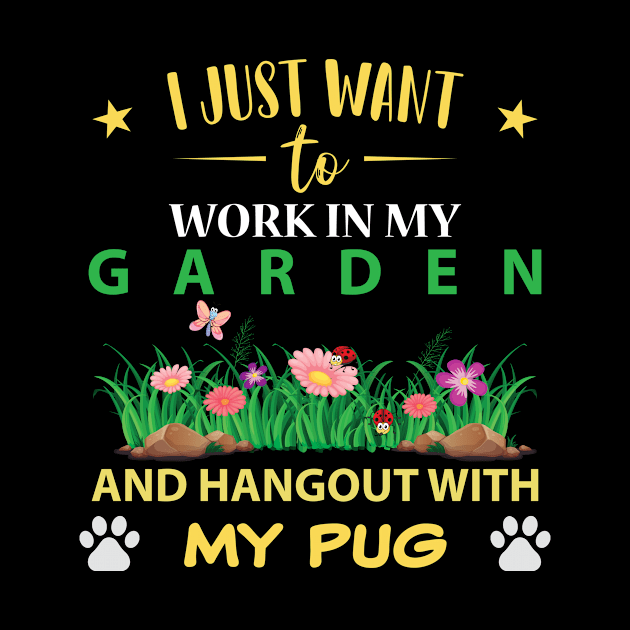 Hangout with my PUG in my Garden by GronstadStore