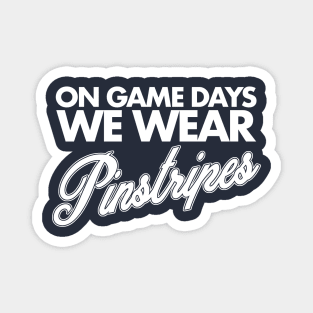 Game Day Pinstripes Magnet