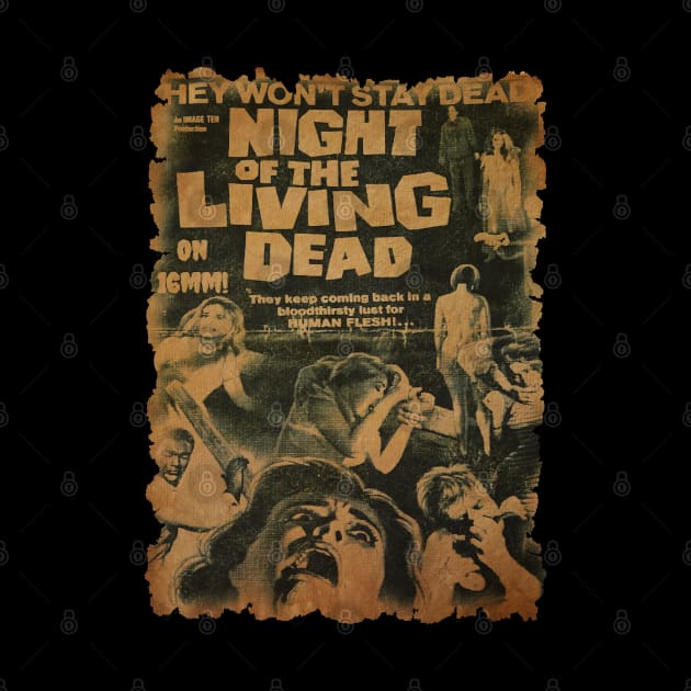 Vintage Night of the Living Dead by wisataindo