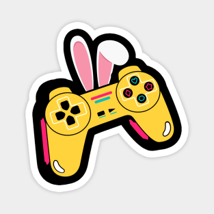 Video Game Easter Bunny Gaming Controller Gamer Boys Girls Magnet