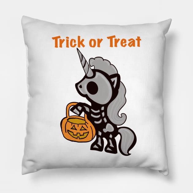 Skeleton horse Pillow by tiffytiff