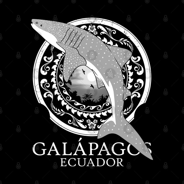 Whale Shark Ecuador Galápagos by NicGrayTees