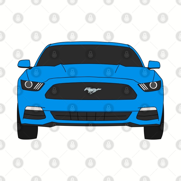 Ford Mustang Front End Grabber Blue by Jessimk