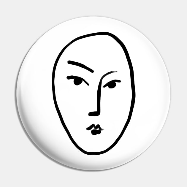 Matisse Line art Face #1 Pin by shamila