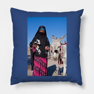 Egypt. Bedouin Girl. Pillow