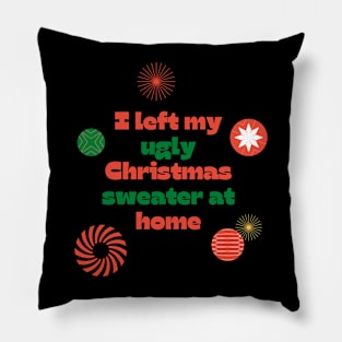 Ugly Christmas Sweater Pillow