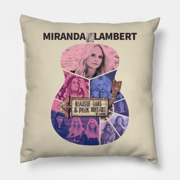 Miranda guitar Pillow by Zackstrom Studio