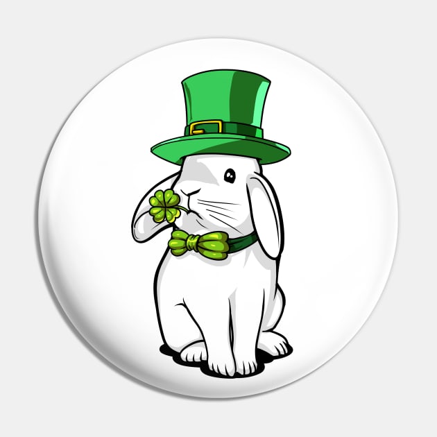 Rabbit Leprechaun St Patricks Pin by underheaven