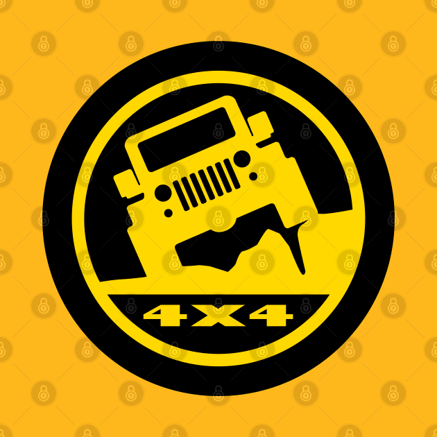 [4X4] Round LOGO 'Yellow' by sojeepgirl