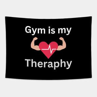 Gym is my theraphy Tapestry