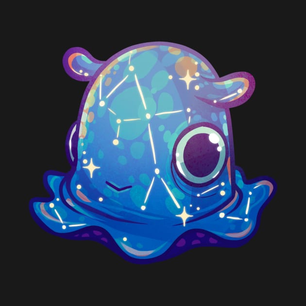 Cute Galaxy Dumbo Octopus by Claire Lin