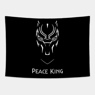 Peace King - Black Panther T-Shirt Tapestry