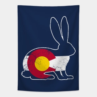 Colorado Flag Rabbit Bunny Tapestry