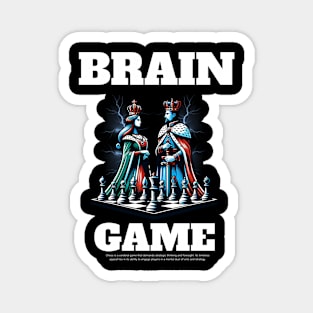 Chess Brain Game Magnet