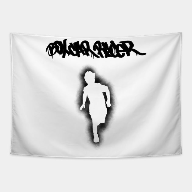 Box Car Racer Band Album design Tapestry by Cyniclothes