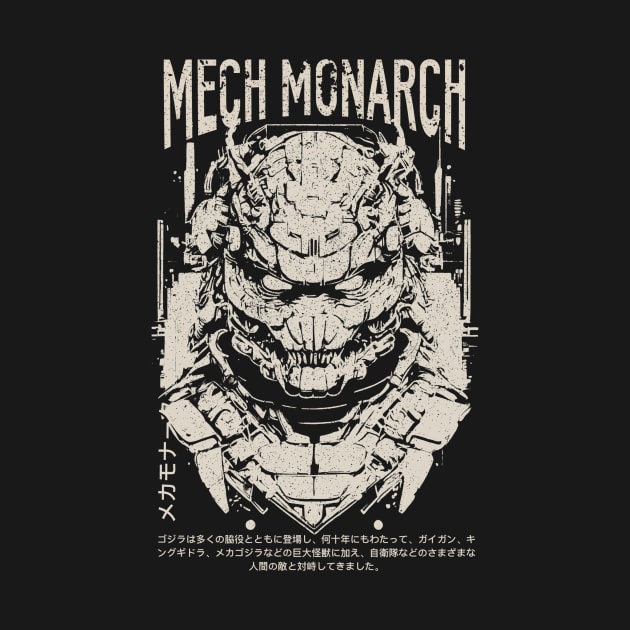 VINTAGE GODZILLA MECH MONARCH by HelloDisco