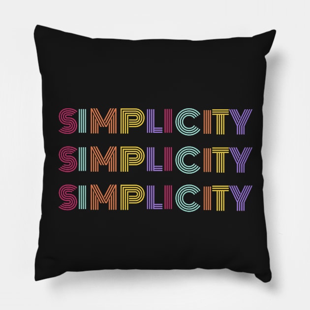 Simplicity Pillow by maryamazhar7654