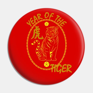 Year of the Tiger Zodiac Chinese New Year Pin