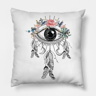 Eye Boho Abstract Pillow