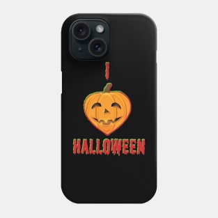 I love Halloween 3D pumpkin Phone Case