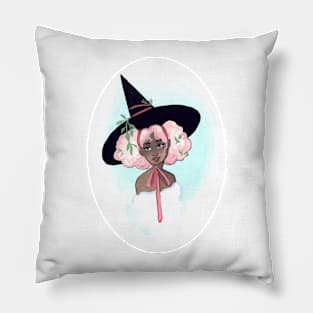 Cotton Candy Witch Pillow