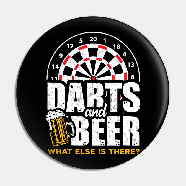 Darts and Beer Club Friends Team Players Gift Pin by MrTeee