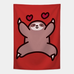 Sloth Love Tapestry