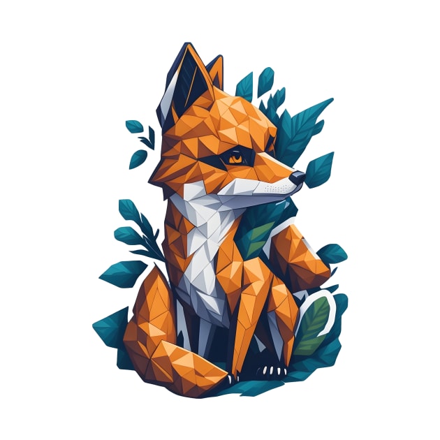 Tangram Fox by Can'tFindGoodName