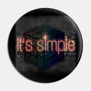 It's simple, for complicated people Pin