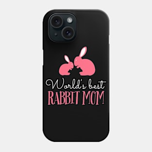 World's best rabbit mom Phone Case