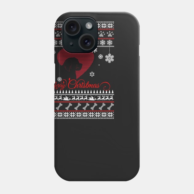 Merry Christmas DOG Phone Case by irenaalison