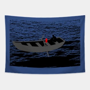 Broken heart lost at sea Tapestry