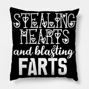 Stealing Hearts & Blasting Farts Pillow