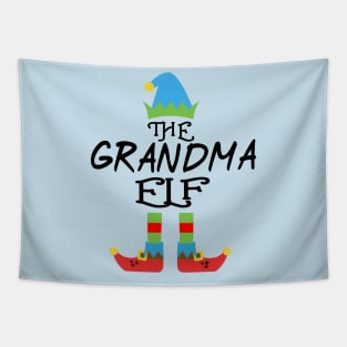 The Grandma Elf Matching Family Group Christmas Party SANTA Tapestry