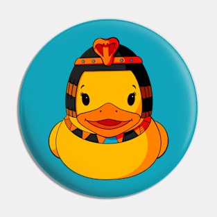 Cleopatra Rubber Duck Pin