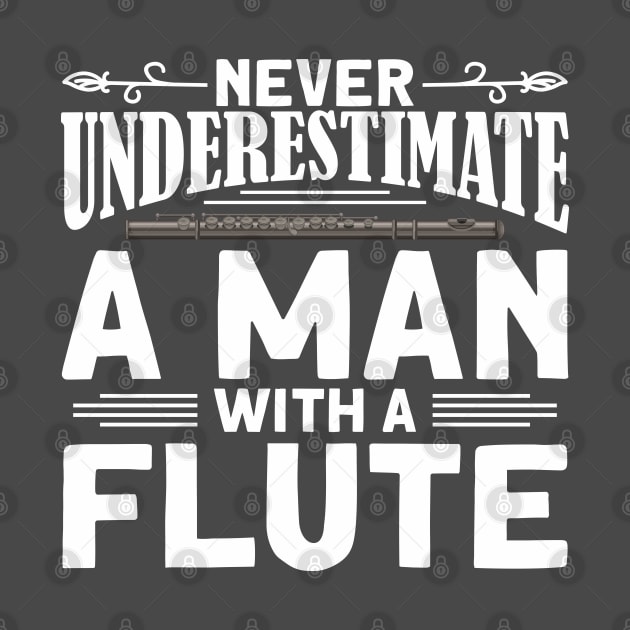 Flutist Musical Instrument Flute by Toeffishirts