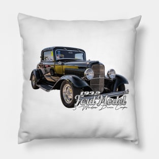 1932 Ford Deluxe Model 3 Window Deuce Coupe Pillow