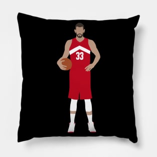 Marc Gasol Raptors Pillow